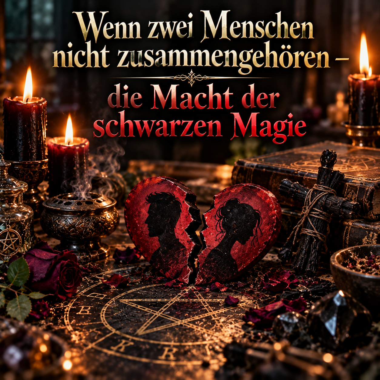 Wenn zwei Menschen nicht zusammengehören – die Macht der schwarzen Magie